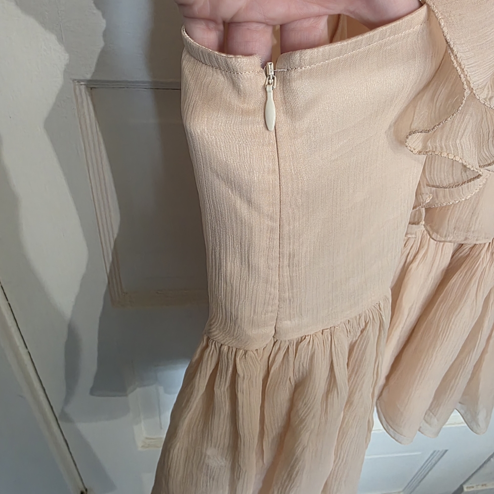 Free People Blush Ruffle Tank Top - Picture 4 of 9
